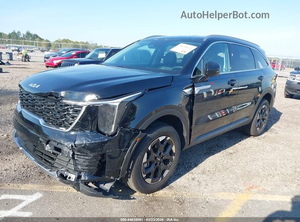 5XYRLDJC4TG422558 2026 KIA SORENTO Black წინა მარცხენა ხედი სამი მეოთხედიდან