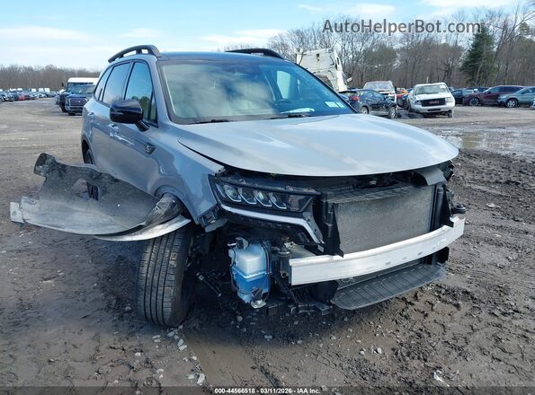 5XYRLDLC1NG092197 2022 KIA SORENTO Gray Widok z przodu