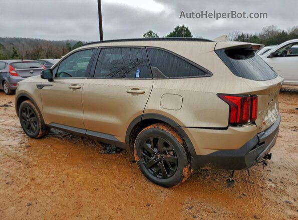 5XYRLDLC8MG064573 2021 KIA SORENTO Gold Rear left