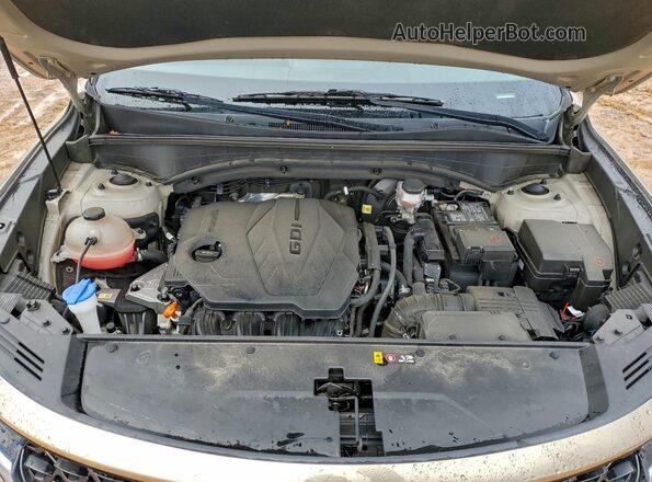 5XYRLDLC8MG064573 2021 KIA SORENTO Gold Engine compartment view