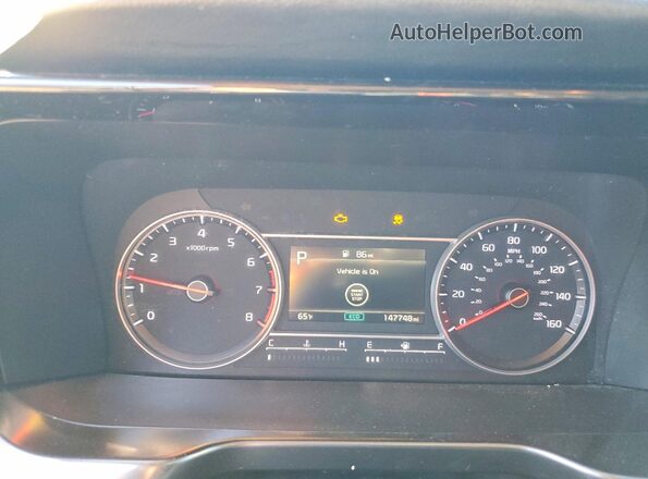 5XYRLDLCXMG055406 2021 KIA SORENTO Black Widok zestawu wskaźników