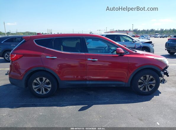 5XYZT3LB8GG336271 2016 HYUNDAI SANTA FE SPORT Red Սալոնի հետևի տեսք