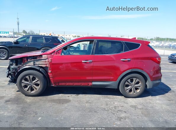 5XYZT3LB8GG336271 2016 HYUNDAI SANTA FE SPORT Red Սալոնի 360 աստիճան տեսք