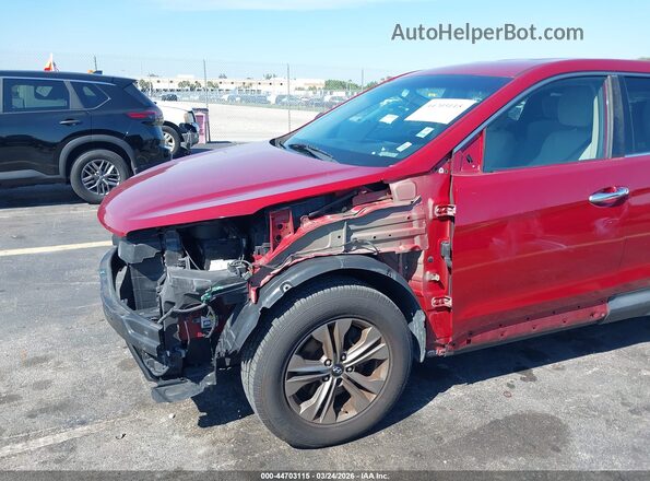 5XYZT3LB8GG336271 2016 HYUNDAI SANTA FE SPORT Red Դիմացի տեսք