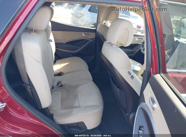 5XYZT3LB8GG336271 2016 HYUNDAI SANTA FE SPORT Red VIN կոդի պիտակի տեսք