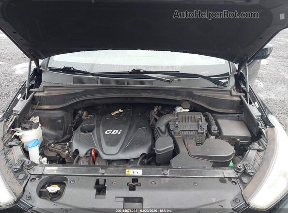5XYZT3LB9GG334612 2016 HYUNDAI SANTA FE SPORT Black Widok z tyłu