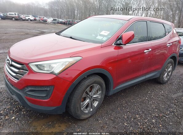 5XYZTDLB5GG344480 2016 HYUNDAI SANTA FE SPORT Red Передня ліва чверть