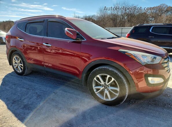 5XYZU3LA7GG345788 2016 HYUNDAI SANTA Красный Передняя правая четверть