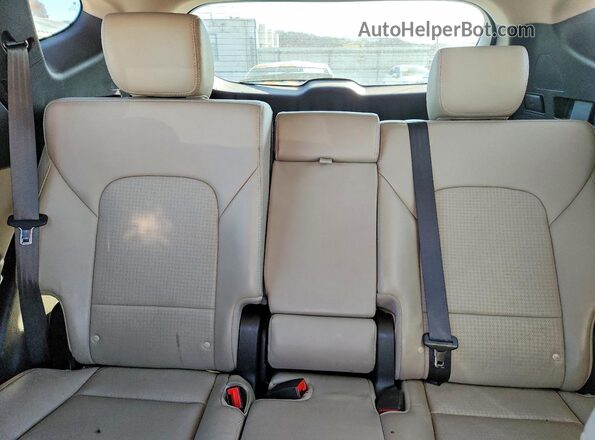 5XYZU3LA7GG345788 2016 HYUNDAI SANTA Красный Вид задних сидений