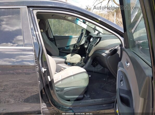 5XYZU3LB0GG320126 2016 HYUNDAI SANTA FE SPORT Black Вид салону спереду