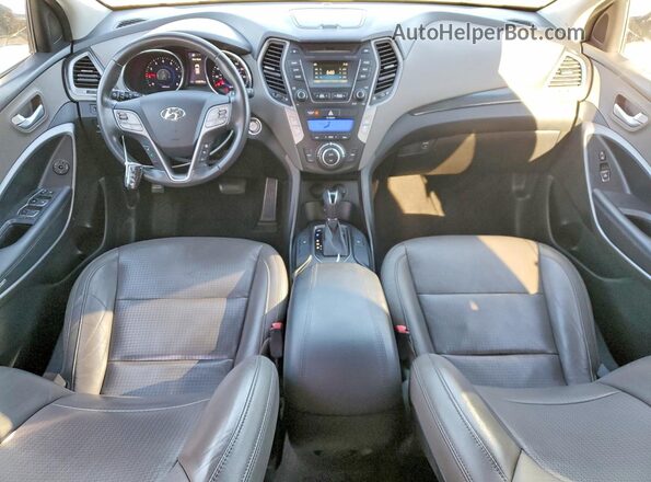 5XYZU3LB4GG324289 2016 HYUNDAI SANTA White წინა პანელის ხედი