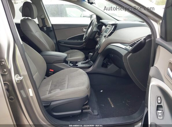 5XYZU3LB4GG325636 2016 HYUNDAI SANTA FE SPORT Tan წინა სალონის ხედი