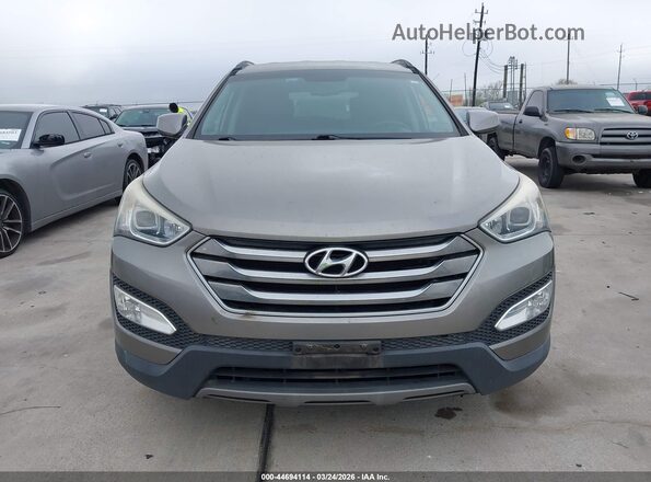 5XYZU3LB4GG325636 2016 HYUNDAI SANTA FE SPORT Tan ხელსაწყოთა პანელის ხედი