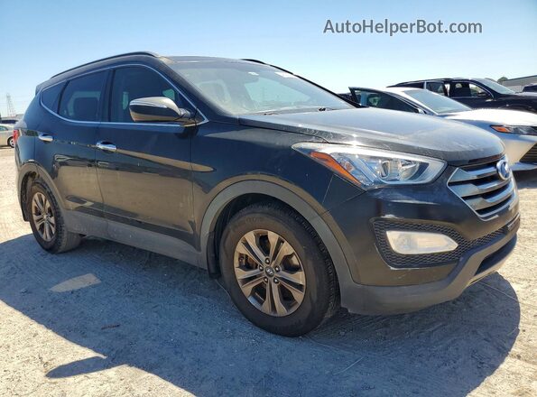 5XYZU3LB5GG356555 2016 HYUNDAI SANTA FE Black წინა ხედი