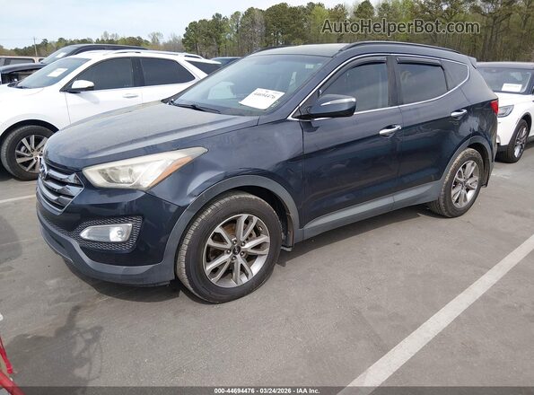 5XYZUDLA0GG314646 2016 HYUNDAI SANTA FE SPORT Blue Vista tres cuartos delantera izquierda