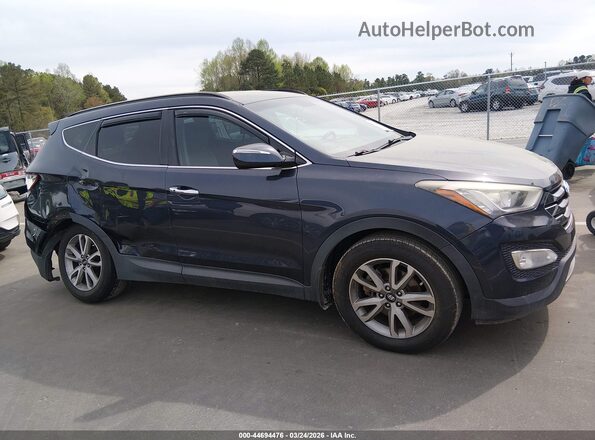 5XYZUDLA0GG314646 2016 HYUNDAI SANTA FE SPORT Blue Vista interior trasera