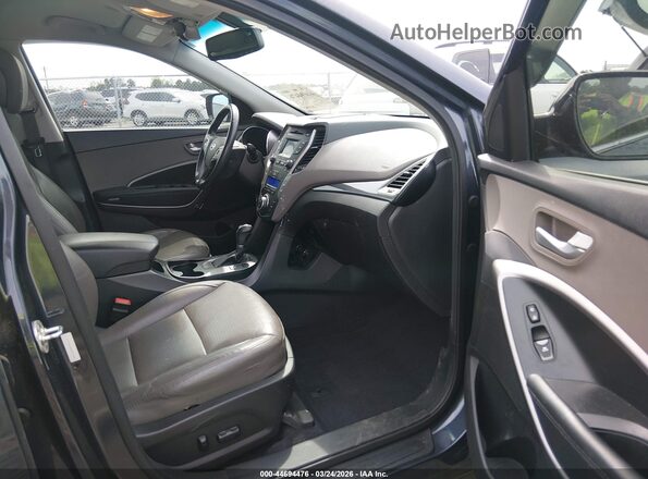 5XYZUDLA0GG314646 2016 HYUNDAI SANTA FE SPORT Blue Vista interior delantera