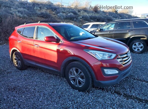 5XYZUDLB5GG375287 2016 HYUNDAI SANTA Burgundy Передня права чверть