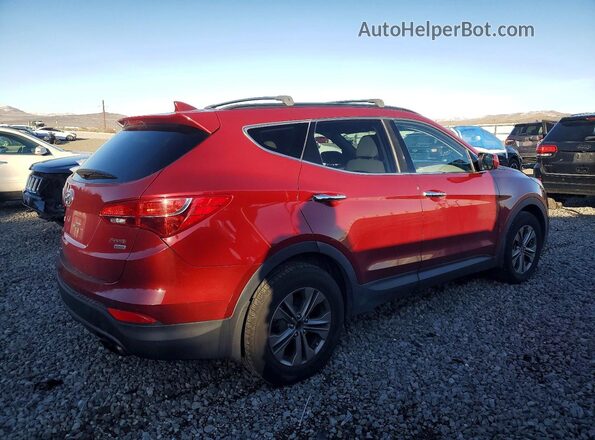 5XYZUDLB5GG375287 2016 HYUNDAI SANTA Burgundy Задня права чверть