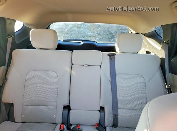 5XYZUDLB5GG375287 2016 HYUNDAI SANTA Burgundy Вид задніх сидінь