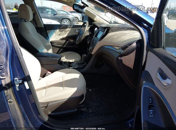 5XYZUDLB7HG473321 2017 HYUNDAI SANTA FE SPORT Blue Սալոնի դիմացի տեսք