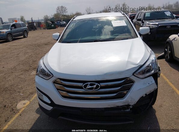5XYZUDLBXGG362910 2016 HYUNDAI SANTA FE SPORT White Widok zestawu wskaźników