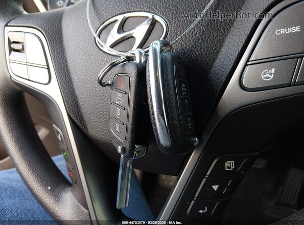 5XYZUDLBXGG362910 2016 HYUNDAI SANTA FE SPORT White Widok deski rozdzielczej