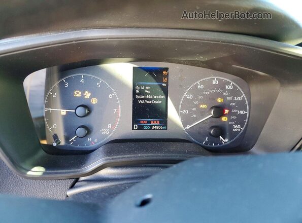 5YFB4MDE2PP071470 2023 TOYOTA LL Красный Вид щитка приборов
