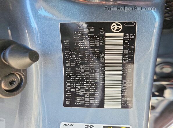 5YFB4MDE6TP408264 2026 TOYOTA LL Синий 