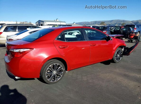 5YFBURHE4GP512149 2016 TOYOTA LL Красный Задняя правая четверть