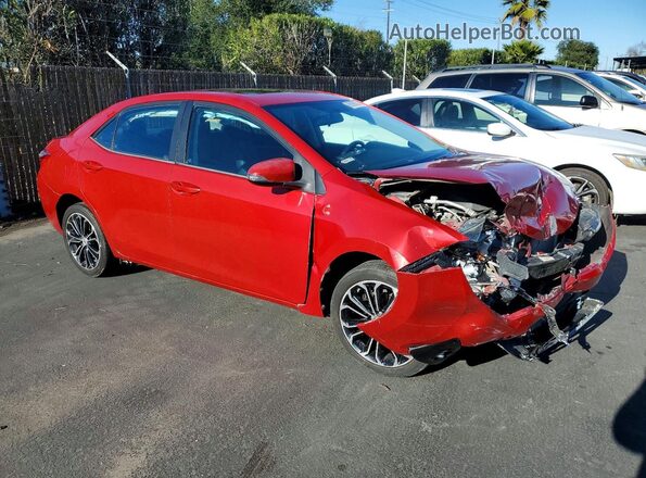 5YFBURHE4GP512149 2016 TOYOTA LL Красный Передняя правая четверть