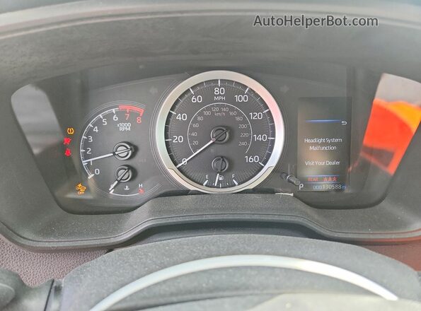 5YFEPMAE0MP219426 2021 TOYOTA LL White Вид щитка приладів