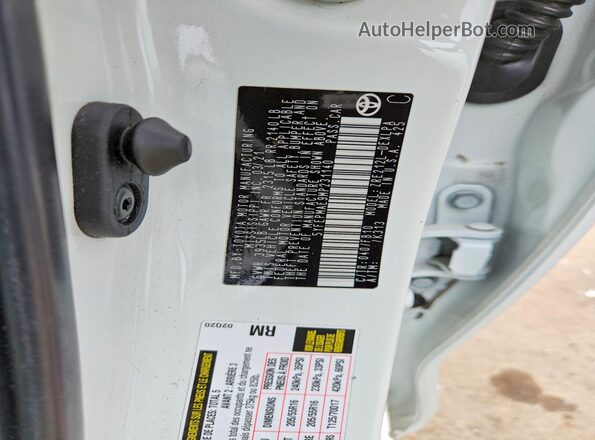 5YFEPMAE9MP231140 2021 TOYOTA LL White Widok komory silnika