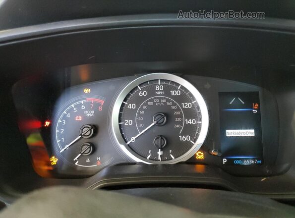 5YFEPMAEXMP190467 2021 TOYOTA LL White Вид щитка приладів