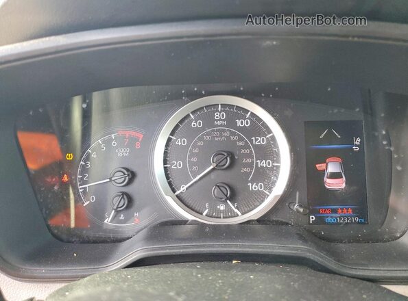5YFEPRAE0LP106703 2020 TOYOTA LL Black Սարքավորումների վահանակի տեսք