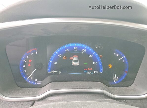 5YFFPMAE5MP264706 2021 TOYOTA LL Blue ხელსაწყოთა პანელის ხედი