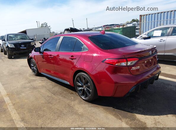 5YFS4MCE3RP174143 2024 TOYOTA LL Maroon Задня ліва чверть