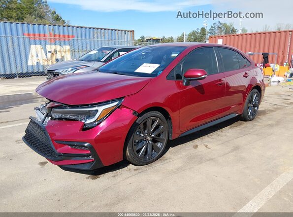 5YFS4MCE3RP174143 2024 TOYOTA LL Maroon Передня ліва чверть