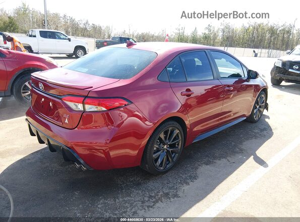 5YFS4MCE3RP174143 2024 TOYOTA LL Maroon Задня права чверть