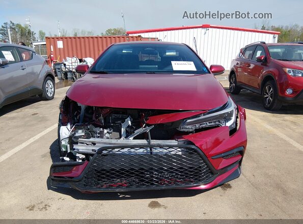 5YFS4MCE3RP174143 2024 TOYOTA LL Maroon Вид щитка приладів
