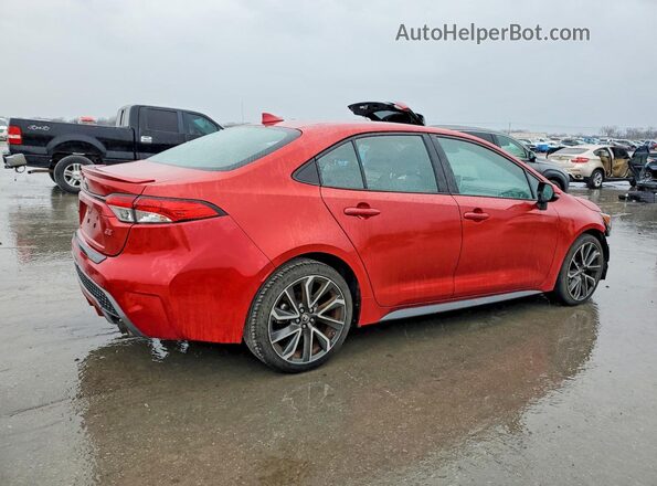 5YFS4MCE4MP065604 2021 TOYOTA LL Red Հետևի աջ
