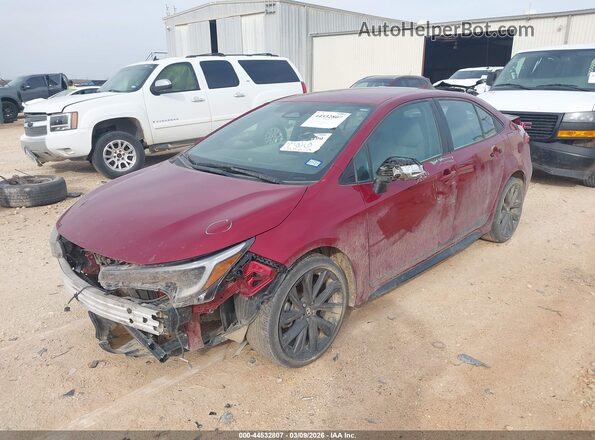 5YFS4MCE6SP242957 2025 TOYOTA LL Maroon Front left