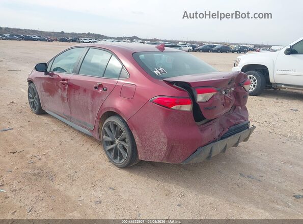 5YFS4MCE6SP242957 2025 TOYOTA LL Maroon Rear left