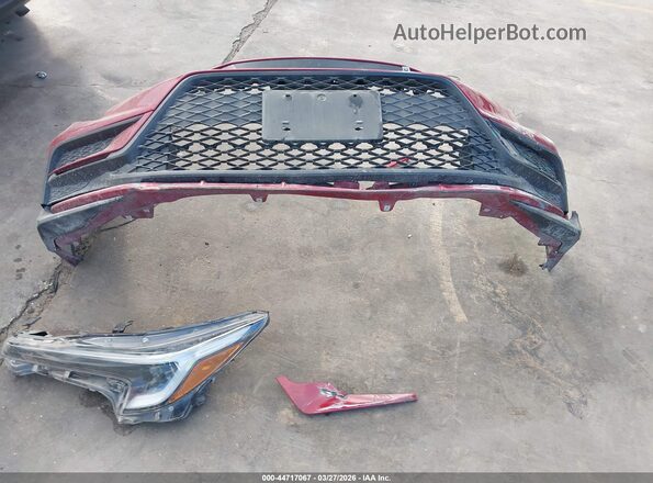 5YFS4MCE7RP184402 2024 TOYOTA LL Maroon Vista del cuadro de instrumentos