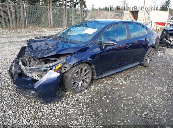5YFT4MCE3MP092197 2021 TOYOTA LL Blue Առջևի ձախ երեք քառորդ տեսարան