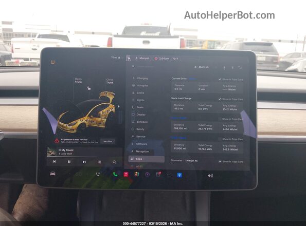 5YJ3E1EA1MF920894 2021 TESLA MODEL 3 Black Widok tylnych siedzeń