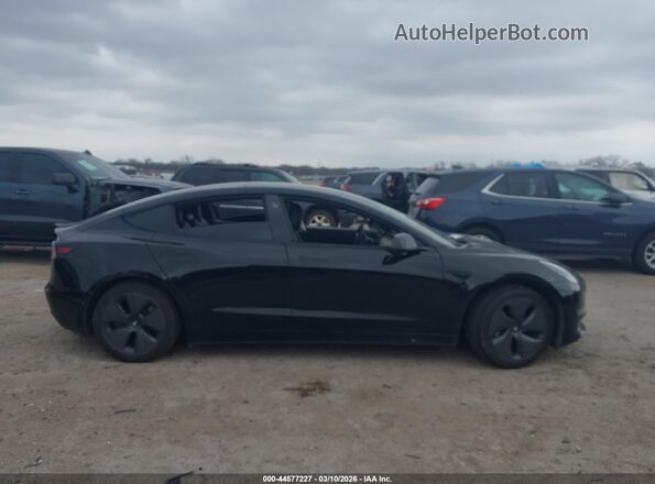 5YJ3E1EA1MF920894 2021 TESLA MODEL 3 Black Widok wnętrza z tyłu