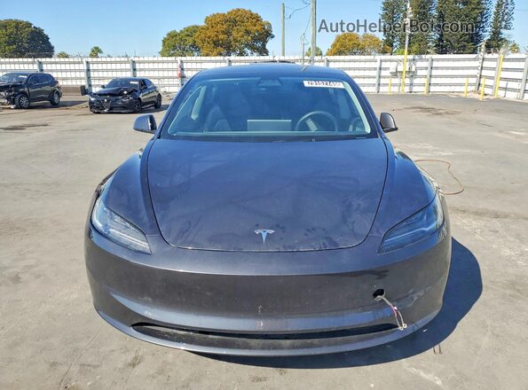 5YJ3E1EA5RF726005 2024 TESLA MODEL Gray Вид спереду