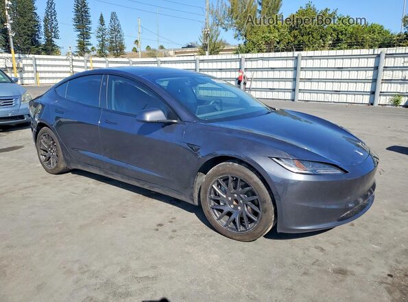 5YJ3E1EA5RF726005 2024 TESLA MODEL Gray Передня права чверть