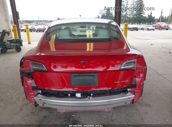 5YJ3E1EB0MF046904 2021 TESLA MODEL 3 Красный 